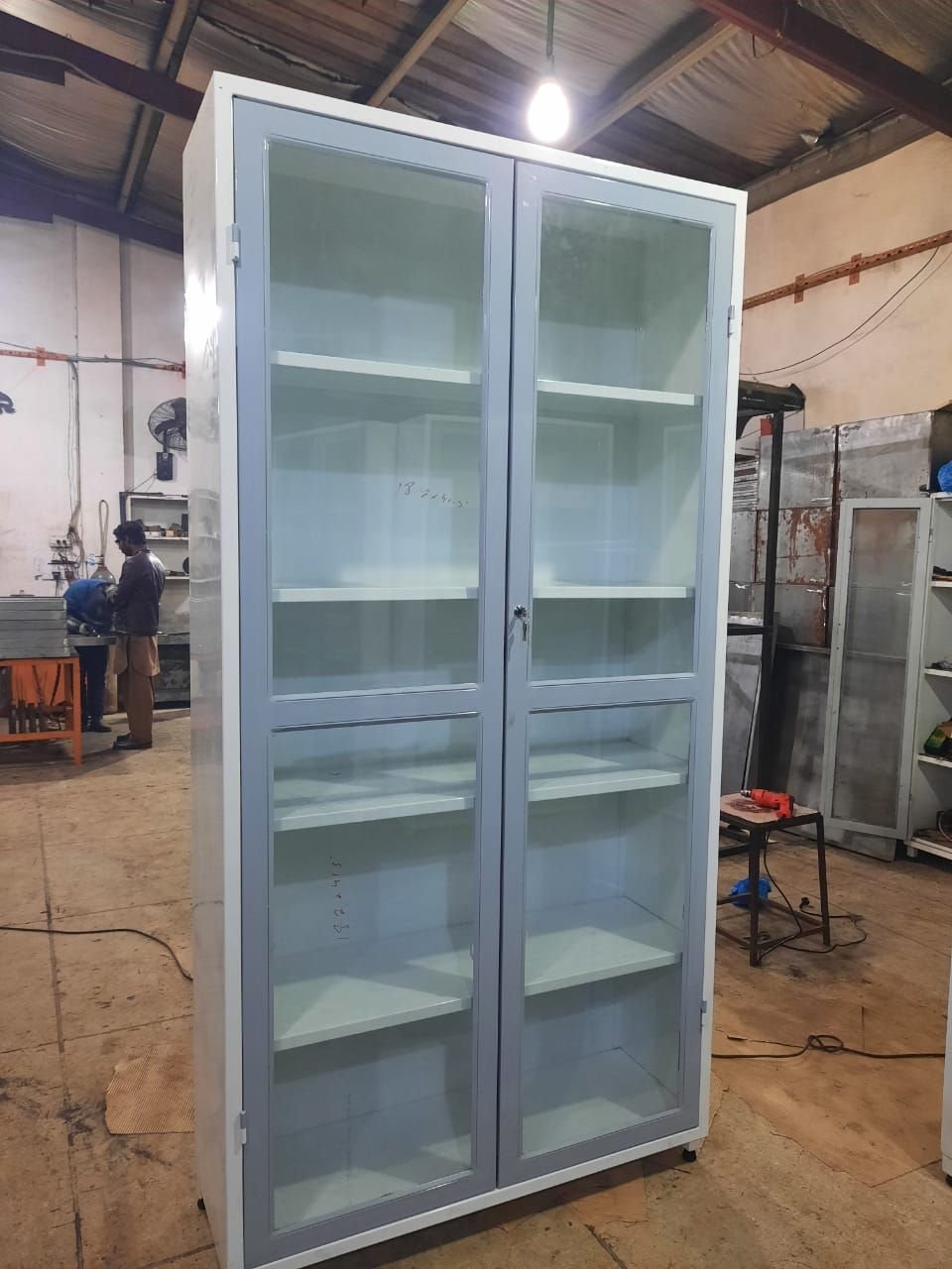 Glass-door reagent cabinet